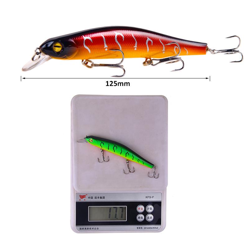8PCS Magnetic Guide Ring 12.5cm/17.7g Floating Mino Bait