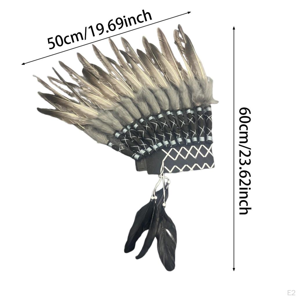 Indianerhut Männer Frauen Cosplay Kostüm für Festivalaufführung Show Bühne