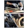 Lava Fiber Heat Shield Car Motorcycle Exhaust Thermal Tape Header Pipe Heat Wrap Tape Thermal Protection with Stainless Ties
