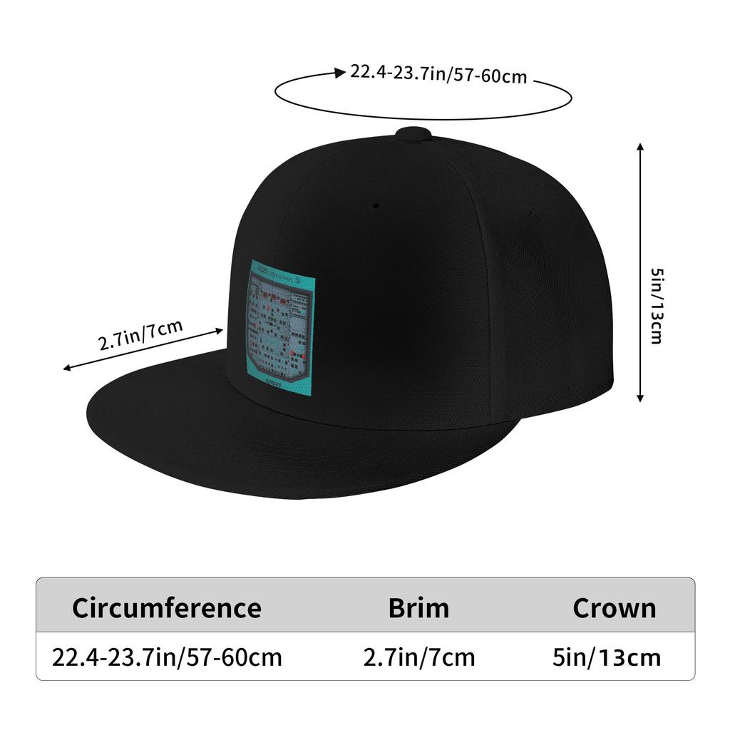 AIRBUS A320 OVERHEAD PANEL Baseball Caps Snapback Fashion Baseball Hats Breathable Casual Casquette Outdoor for Unisex
