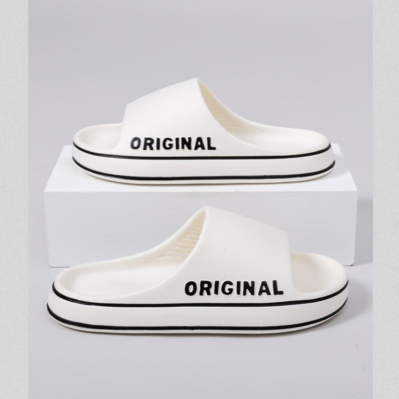Summer Men's EVA Platform Slippers Super Soft Light Open Toe Home Mute Anti-slip Slides Outdoor Beach Sandals Sandalias De Mujer