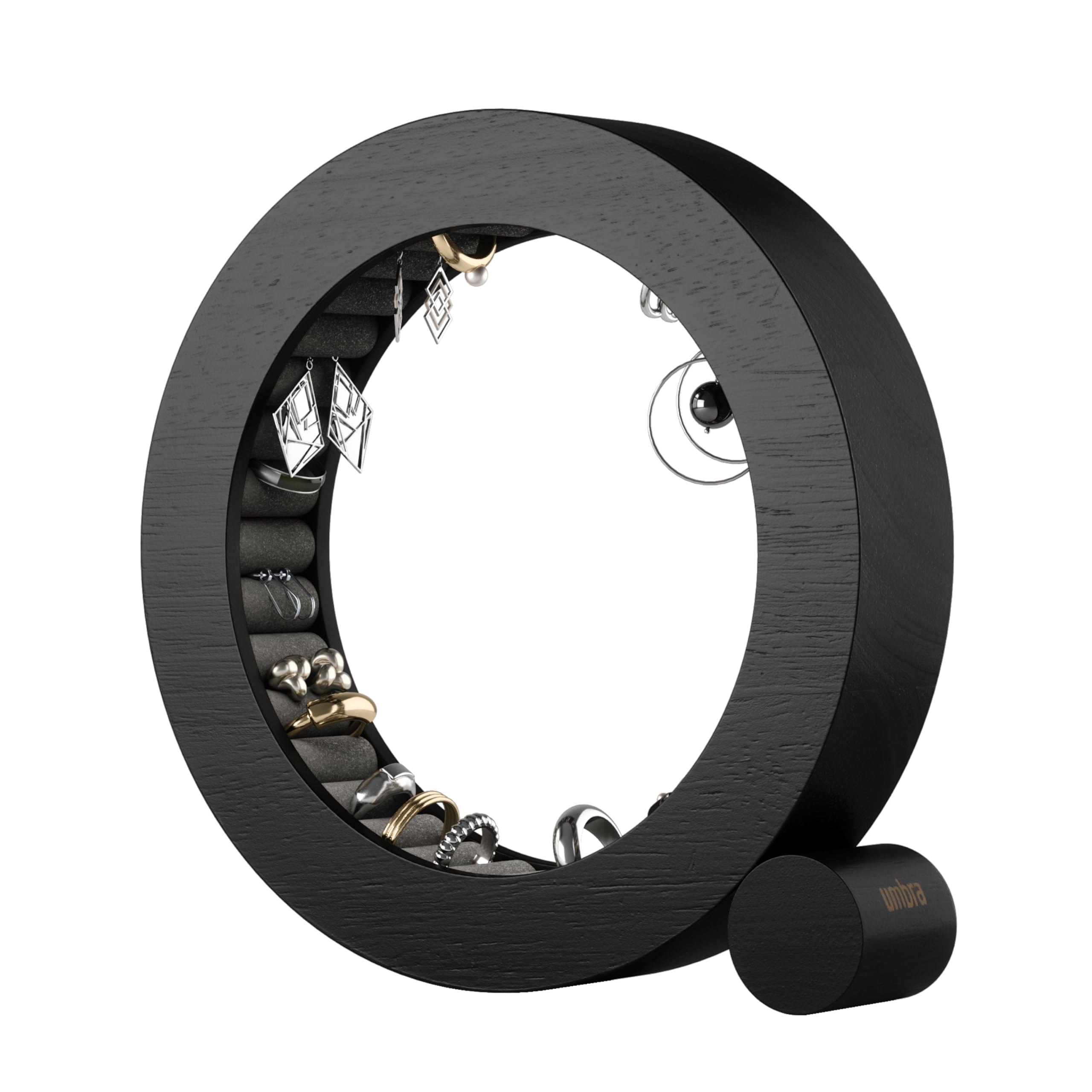 

Official Umbra Ferris Ring Accessory Storage Holder, Black, чёрный