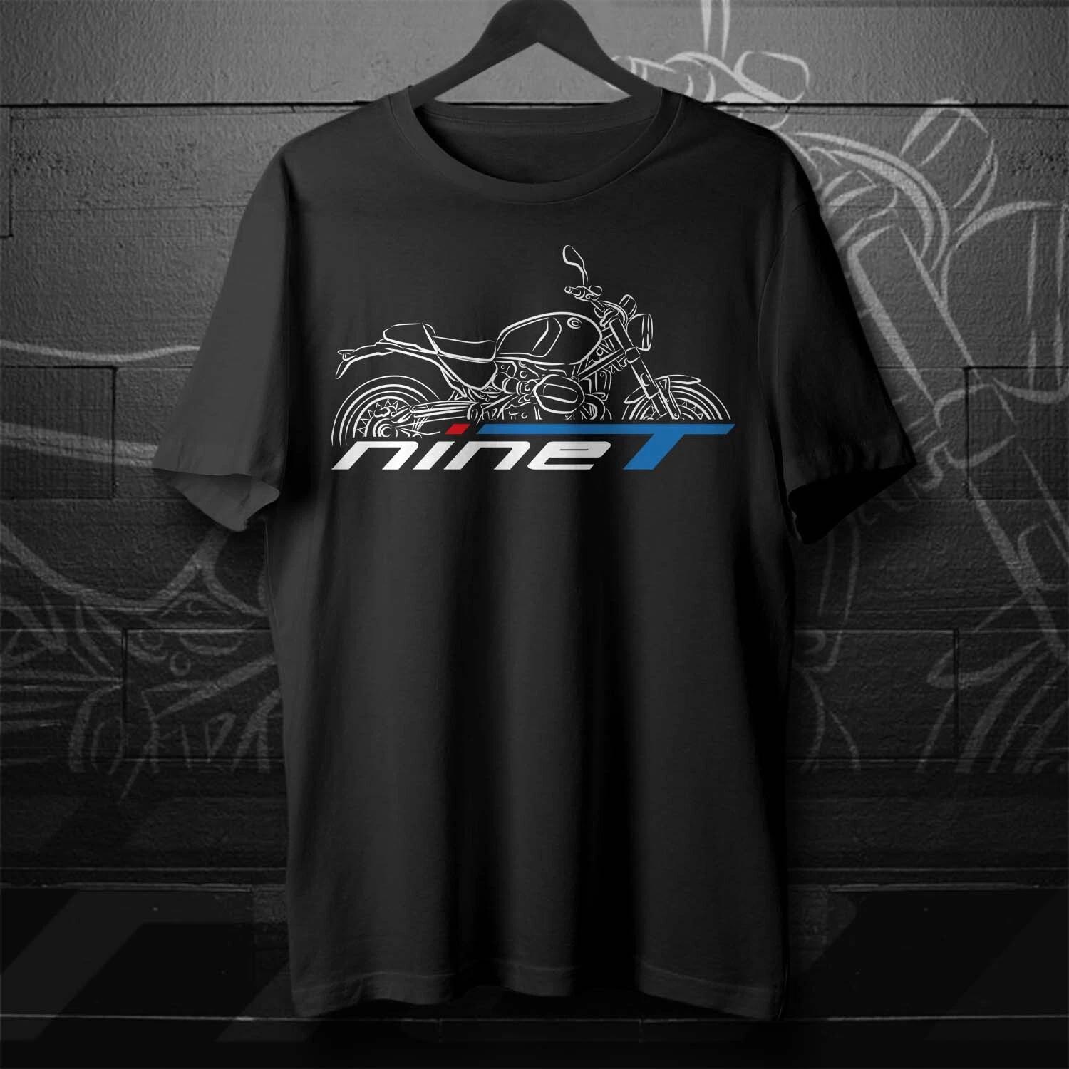 Black men s and women s T-shirt BMW R 12 NineT XXL