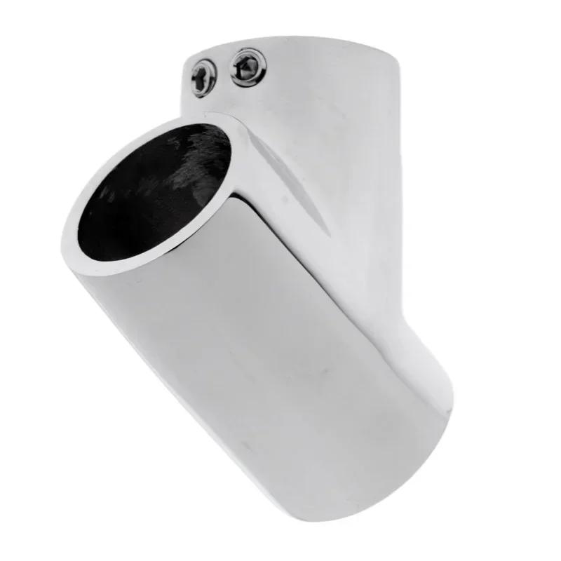 Boat 22/25/30/32mm 60 Degree Left 3 Way Boat Hand Rail Fitting Fits Pipe/Tube Marine Grade 316 Stainless Steel