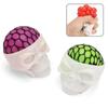 Brain Anti-stress Ball with Its Anti-stress Skull Support