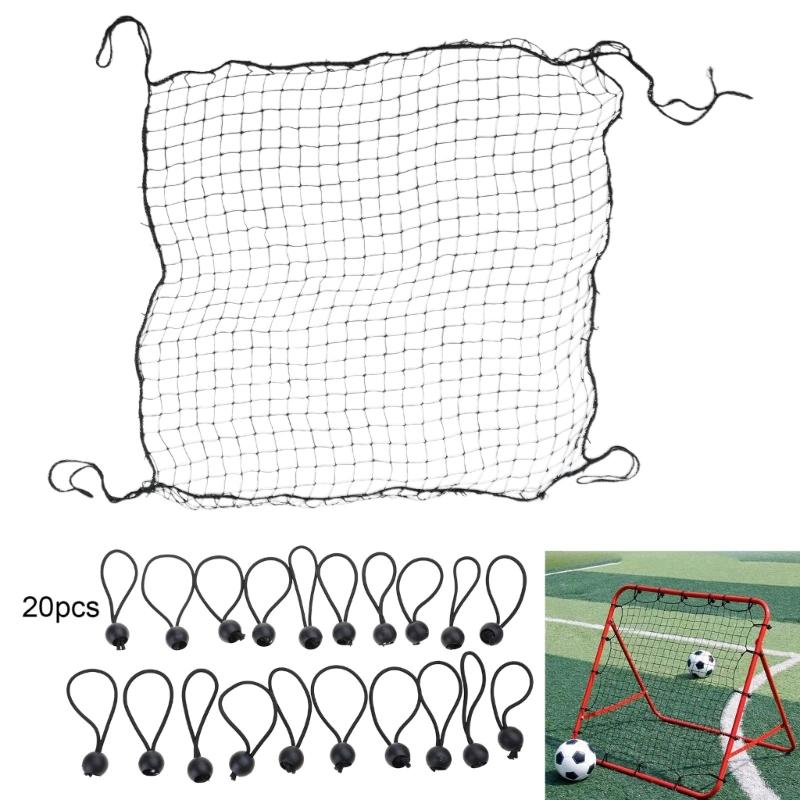 Bounces Back Soccer Net Soccer Rebounder Kickbacks Football Rebounds Net Football Training Equipment Easily to Install