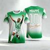 Summer Hot Selling Family Matching Mbappe No.10 Fan Commemorative T-shirt Outdoor Neutral Loose Quick Drying Sports