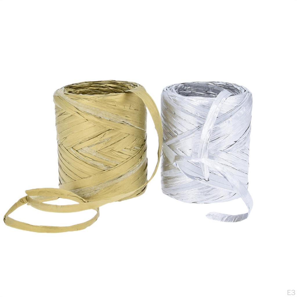 Eco-Friendly Raffia Craft Ribbon for DIY Projects and Gift Wrapping