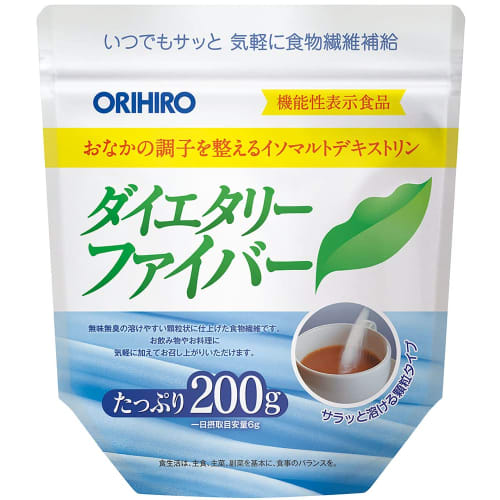 

Orihiro Dietary Fiber Granules, 200g, Functional Food, Contains Isomaltodextrin and Dietary Fiber