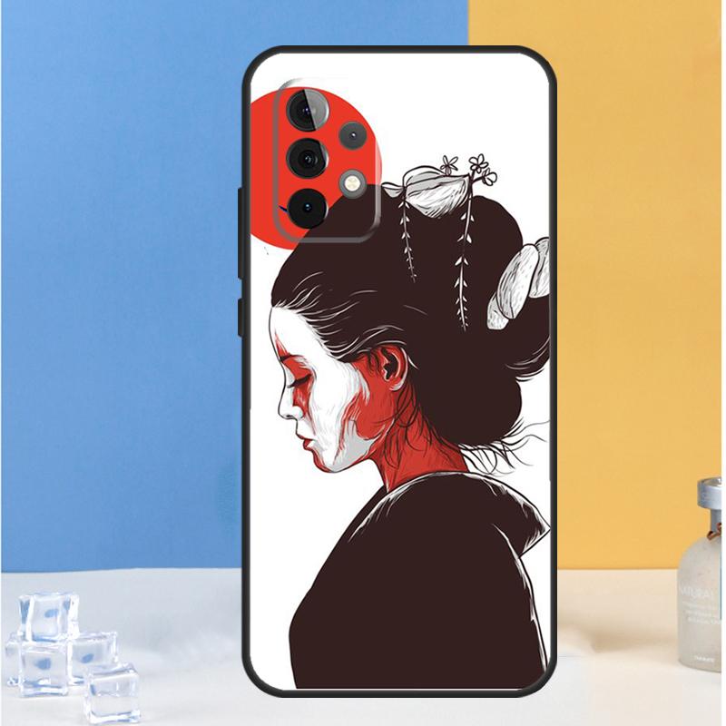 Japanese Style Art Japan For Samsung Galaxy A55 A35 A15 A13 A33 A53 A36 A26 A16 A54 A34 A14 A32 A52 A56 A05 A06 Case