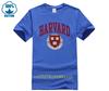 T-shirt Harvard per Adulti Bianca Manica Corta Maglietta Grafica Universitaria Per Uomini Donne