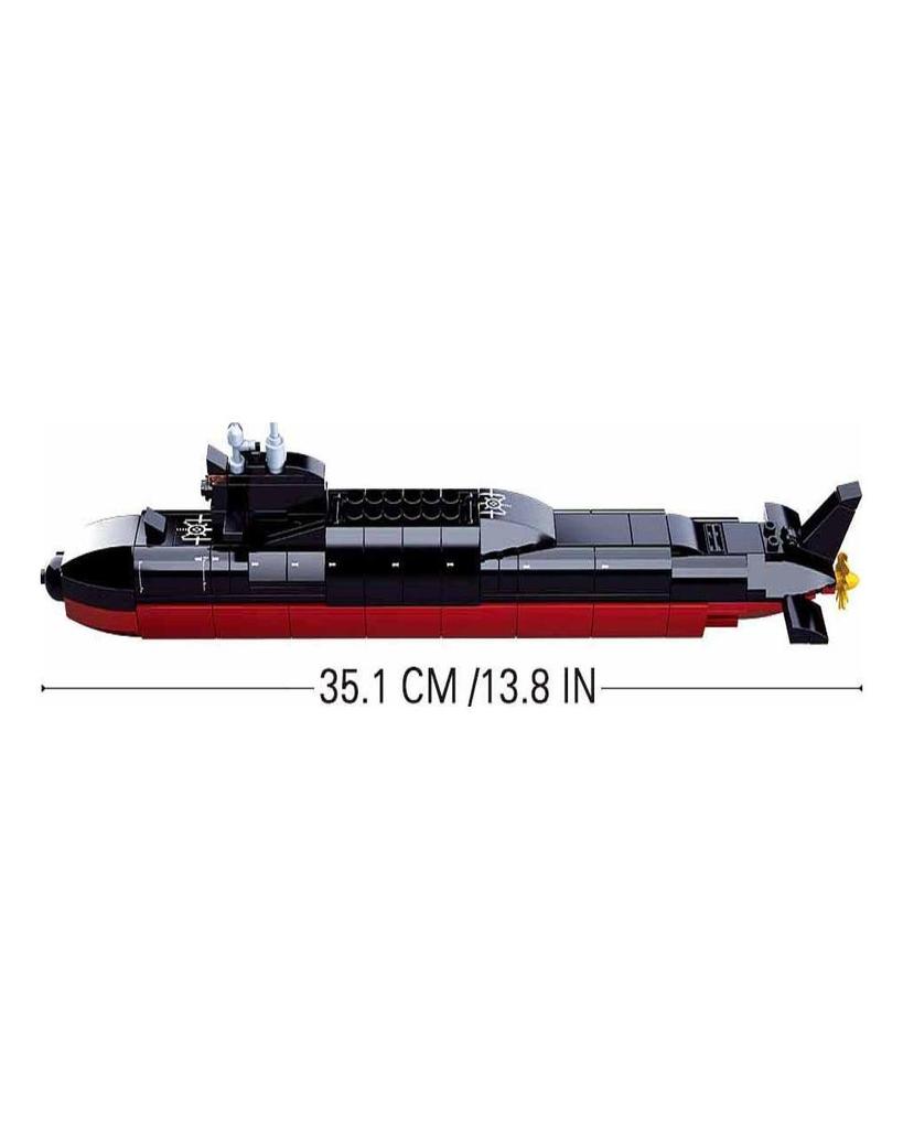 Puzzle Children's DIY Toys Small Particle Building Blocks M38-B0703 Chinese Navy Type 094 Strategic Nuclear Submarine