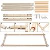 Needlepoint Embroidery Rack, Scroll Frames for Cross Stitches, Hard Wood Needlepoint Stretcher Frame Quilting Hoop Stand