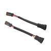 2pcs DT Female to H11 Male Conversion Wire Harness Adapter Waterproof for LED Work Lamp Light Bar