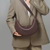 Bag Women'S Bag Autumn And Winter Leather Shoulder Messenger Bag Fashion High Sense Commuter Crescent Moon Dumpling Bag