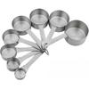 Smithcraft Measuring Cups and Spoons Set 18, 18/8 Stainless Steel Measuring Cups and Spoons Set, Metal Measuring Cups and Spoons Set, 8 Measure Cups