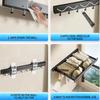Balcony Drying Racks Retractable Drying Net Foldable Multifunctional Stainless Steel Sock Wall Shelf Bathroom Portable Organizer