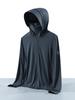 UPF50+ Women's Black Glue Brim Ice Silk Sun Protection Jacket - Breathable Anti-UV Summer Windbreaker.