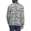 Adidas Logo Camouflage Print Crew Neck Sweatshirt Men Tops Multicolor HF6525