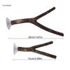 3lots Birds Perches Stand Suction Cup for Window Parrots Shower Perches Stand 11UA
