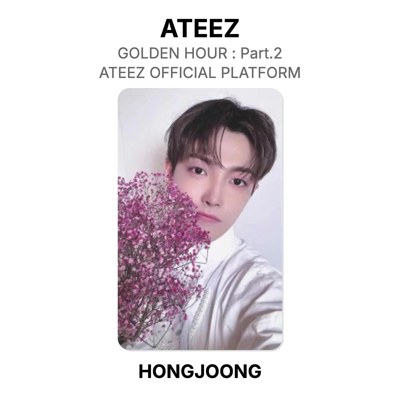 ЗОЛОТОЙ ЧАС ATEEZ : Часть 2 ATEEZ ОФИЦИАЛЬНАЯ ПЛАТФОРМА Официальная фотокарточка HONGJOONG