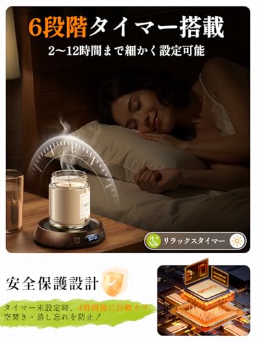 Gimama Cup Warmer [40°C-80°C Setting with Memory Function] Coffee Warmer, 5 Temperature Settings, Insulated Coaster, 2-12H Timer, Mug Warmer, Fast Hea