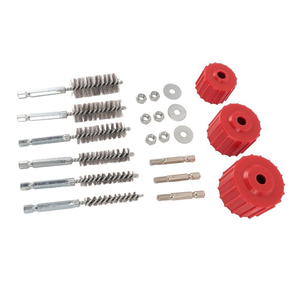 

21Pcs Multi-purpose Stainless Steel Tube Brush Round Durable Wire Brush Sturdy Wire Bristle Cleaning Tool Welding Prep