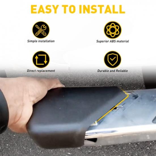 For 2015- Ford F150 Running Board REAR Cap End RIGHT Passenger Side Step New