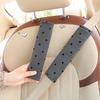 Women S Car Seatbelt Shoulder Pad Polka Dot Bow Soft Protector