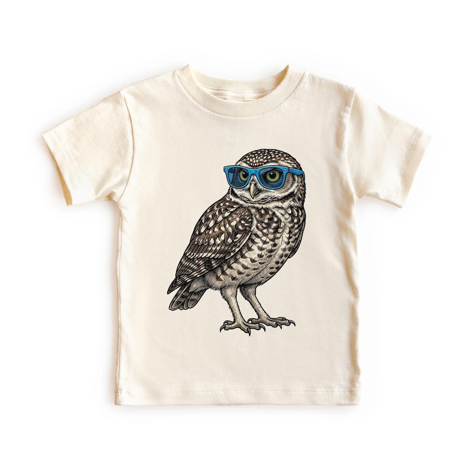 Summer Burrowing Owl Wearing Sunglasses Birds Of Prey Unisex, Adult, Youth T-Shirt 160