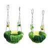 Lovely Soft Hanging Bird Nest Plush Roosting Pocket For Pet Bird To Rest And Play Indoor Cage Exercise Swing Bed