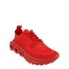 Salvatore Ferragamo Nima Knit Gancini Low Top Sneakers Red