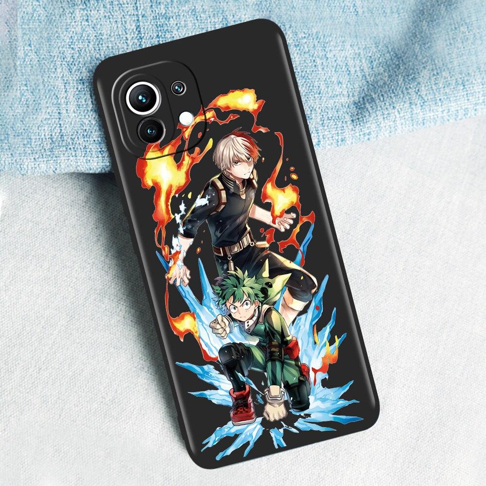 My Hero Academia Anime Pro Xiaomi Mi Poco X3 NFC M3 F3 GT 11 Ultra 11X 11i Note 10 Lite 10T Pro 5G 9T Luxusní silikonové pouzdro na telefon