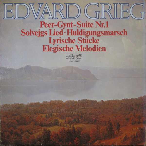 LP Record EDVARD GRIEG - Peer-gynt-suite Nr.1, Solvejgs Lied 341602 Eurodisc 1978 Germany Classical Used