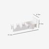 3-Slots Badminton Racket Holder Wall Mounted Ball Storage Rack Tennis Racket Hanger  Gym