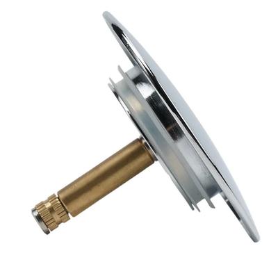 New 70mm Bathtub Plug Pop Up Waste Stopper Only Flat Seal Bath Stopper Adjustable Brass Bathroom Tub Drain Filter Accessories