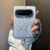 Luxury Gold-Thread Snake Print PC Phone Case Pura X Max Foldable Dual Hinge Electroplated Shockproof Cover