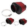 Filter, Qiilu Air Filter Engine, Mushroom Head Engine Air Filter Accessories Fits 51MM, 55MM, 60MM (Optional) (55MM)
