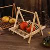 Bambus Serviertablett mit Griff, Heißer Topf Platte für Entdarm Nudeln, Grill & Obst Ausstellungsständer