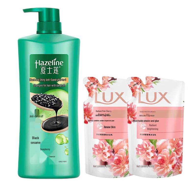 Sunsilk Шампунь против перхоти и Lux Гель для душа Набор
