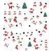 Festive 3D Christmas Nail Art Stickers: Cute Santa, Tree & Snow Designs