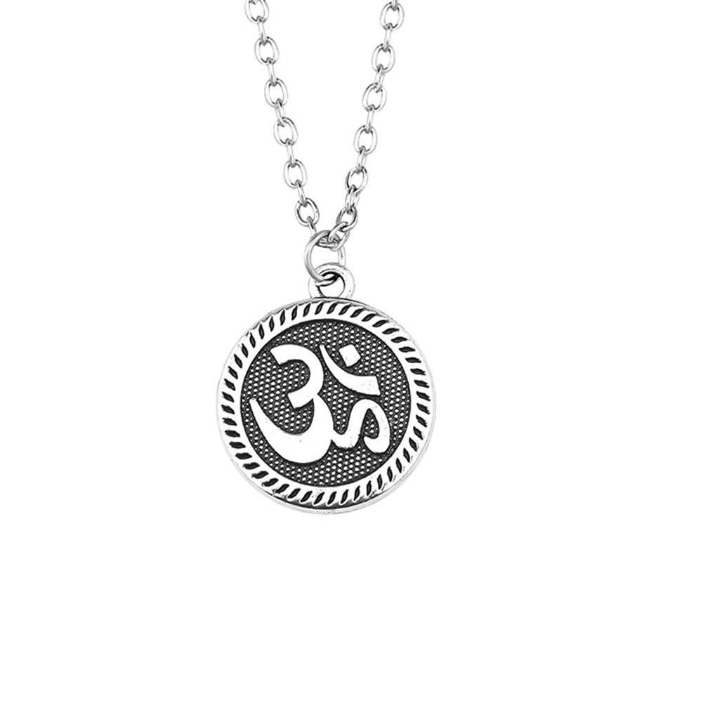 Creative Unique Sports Style Yoga Pattern Pendant Necklace Ornament Christmas Birthday Festival Gift