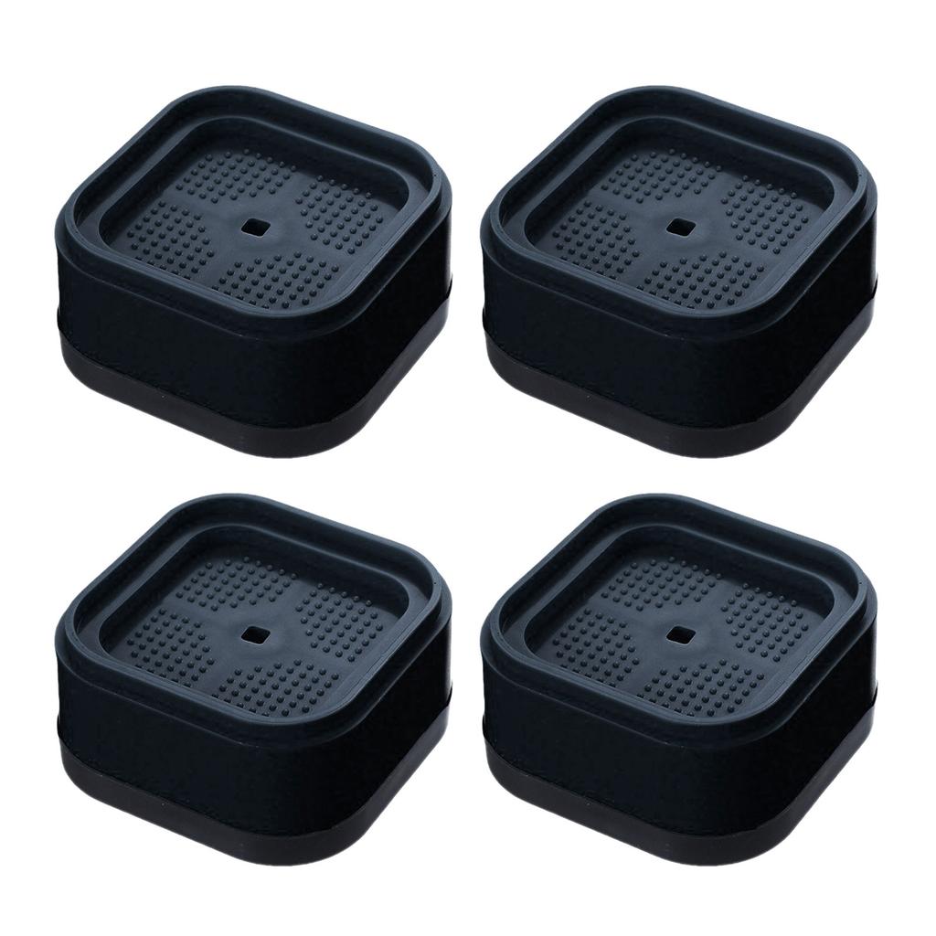 Pack of 4 Washing Machine Risers Adjustable Stackable Height Furniture Lifter for Desk Couch Chair Dorm Room Use