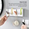 Wall Mounted Hanger Piano Shape Plastic Household Hotel Living Room Bathroom Decoration Holder Bag Keys Coat Hat Hook