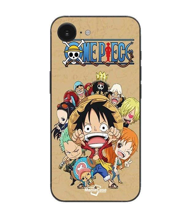 Coque Maniacase Pour Iphone 16E Manga animé One Piece Straw Hat Crew
