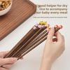21cm Cartoon Chicken Wing Wood Chopsticks for Primary Students - Non-Toxic, Paint & Wax-Free, Perfect for Learning.
