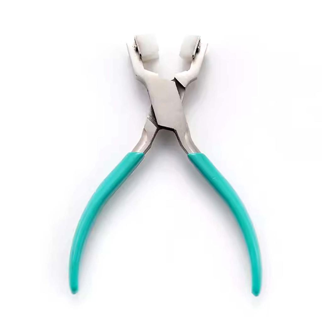 Nylon Jaw Bracelet Bending Pliers, Mini Precision Jewelry Ring Making Pliers DIY Wire Winding Beading Clip