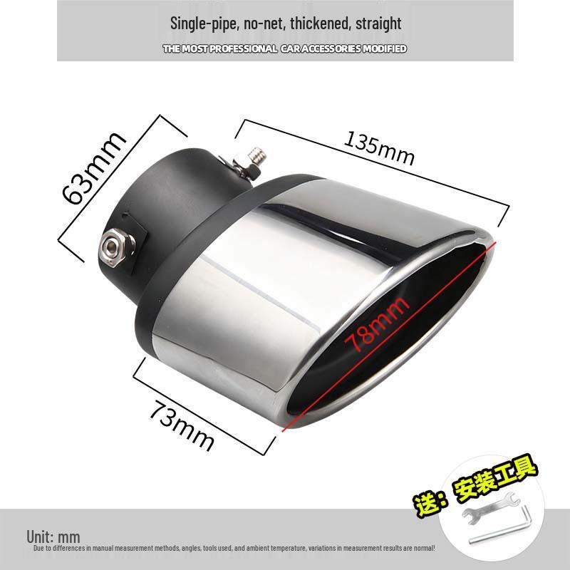 2013-2021 Mitsubishi Outlander Dual-Exhaust System: Dual-Pipe, Single-Outlet for Exhaust Modification