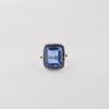 Tanzanite Gemstone Silver Partywear Ring 925 Sterling Silver Handcrafted Jewelry For Valentine's Day Gift RR-71-10