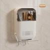 Dustproof Design Flip Top Chopstick Storage Kitchen Wall Mounted Storage Box  Home Storage